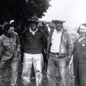 Addeline, Walt, Grant and Hilda Shold