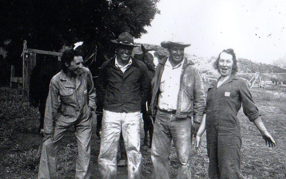 Addeline, Walt, Grant and Hilda Shold